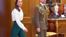 La Reina se ha reunido con una representación del consejo español del cerebro. No será el único acto de doña Letizia esta mañana.