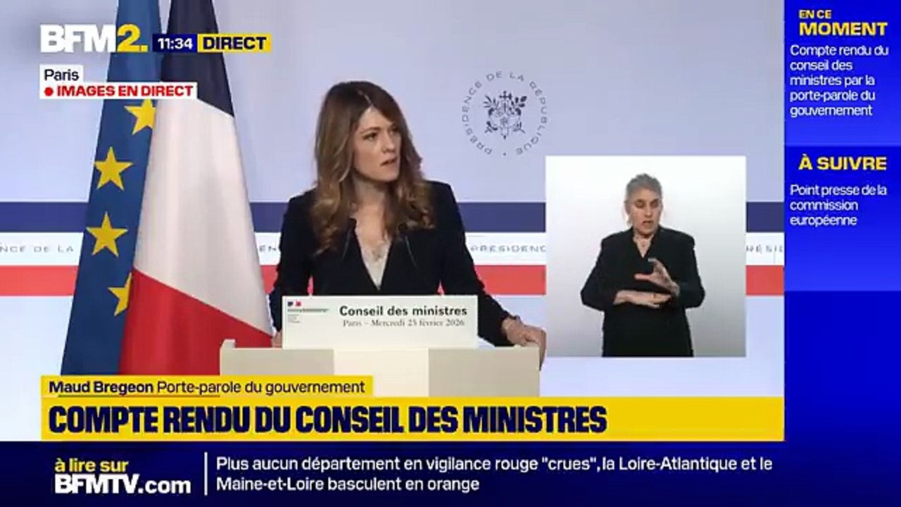 La porte-parole du gouvernement Maud Bregeon a qualifié de "totalitaire et complotiste" le rapport de La France insoumise avec la presse - VIDEO