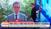 Chanceler alemão chega à China para discutir comércio e segurança; Capez comenta
