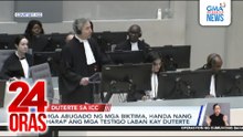 Mga abogado ng mga biktima, handa nang iharap ang mga testigo laban kay Duterte | 24 Oras
