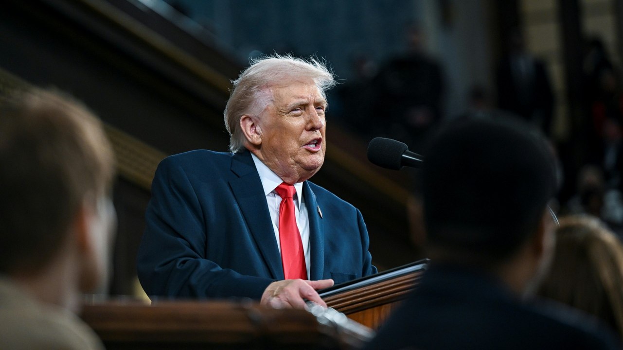 Das war Trumps erste 'State of the Union'-Rede in der zweiten Amtszeit