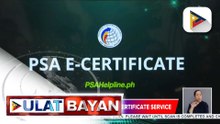E-certificate service, inanunsyo ng PSA