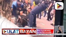 Ilang indibidwal, inaresto ng PNP matapos tangkang manggulo sa kilos-protesta sa EDSA | ulat ni Ryan Lesigues