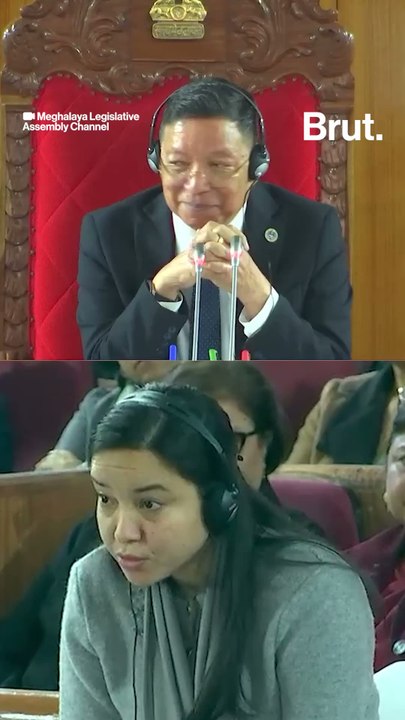 Meghalaya CM Conrad Sangma answers questions from his wife