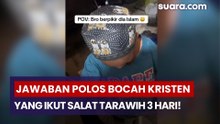 Jawaban Polos Bocah Kristen Yang Ikut Salat Tarawih 3 Hari!