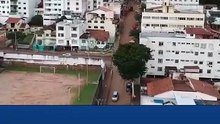Chuva em Juiz de Fora: drone mostra destruição no Morro do Cristo