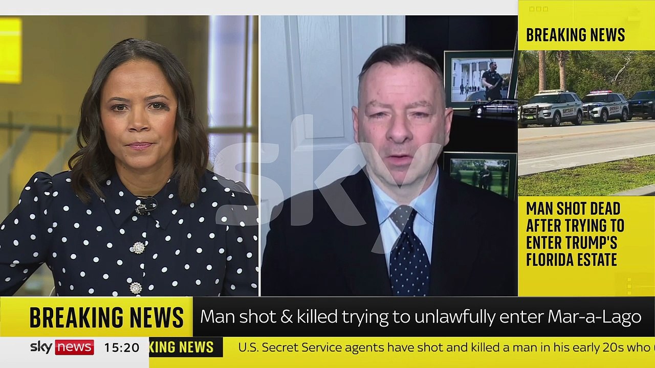 Barry Donadio Mar_A-Lago Shooting Sky News 2/22/2026