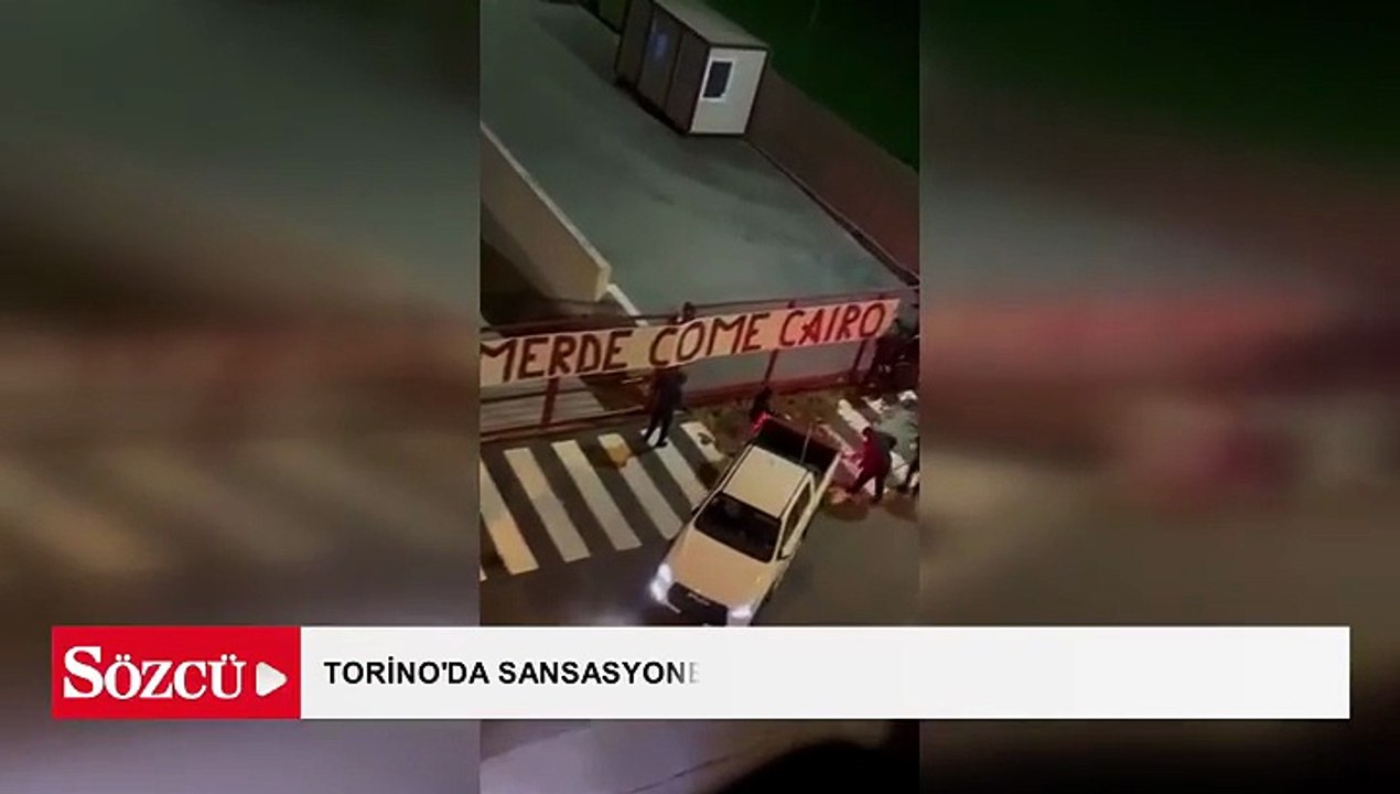 Torino'da sansasyonel protesto