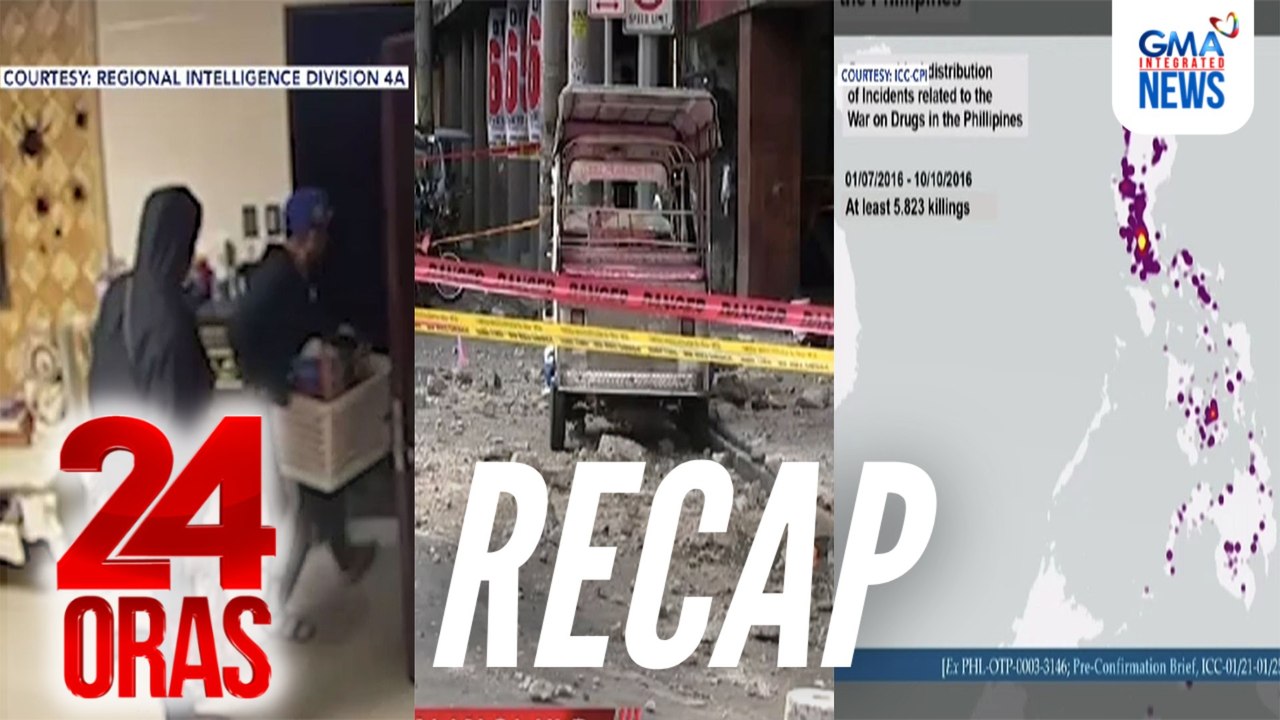 24 Oras: (Part 2) Rider, nabagsakan ng tipak ng kongkreto; Confirmation of charges hearing vs ex-Pres. Duterte; 6 na miyembro ng 'Gapos Gang', arestado; atbp