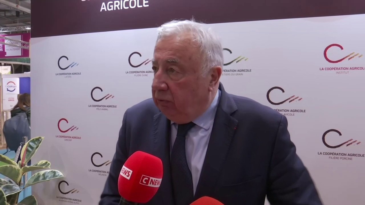 Gérard Larcher appelle à « redonner des perspectives » à un monde agricole en crise