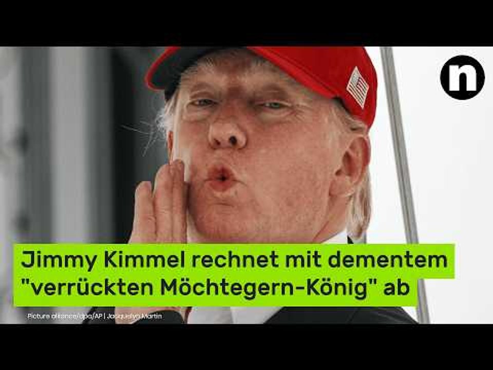 Donald Trump vs. Jimmy Kimmel: Late-Night-Star rechnet mit dementem 'verrückten Möchtegern-König' ab