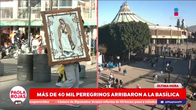 Miles de peregrinos de Toluca arriban a la Basílica de Guadalupe | DPC con Paola Rojas