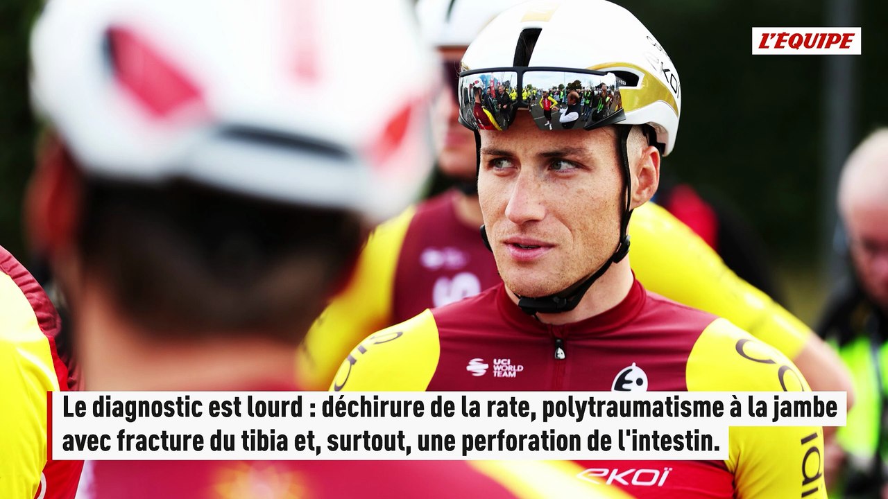 « C'est comme si j'étais éventré » : Damien Touzé, gravement accidenté sur le Tour d'Oman - Cyclisme - Tour d'Oman