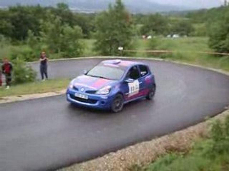 Damien daumas-fanny jeudy rallye laragnais 2008