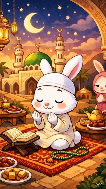 Ramzan Special Islamic Bunny 💚 #RamadanShorts