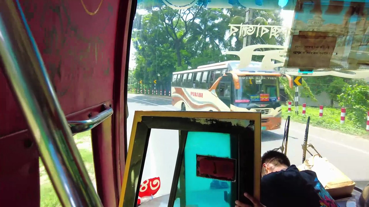 Bandarban to Chittagong (Journey by Bus) ASMR