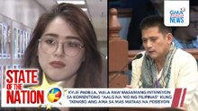 Paliwanag ni Kylie Padilla sa "Aalis na 'ko ng Pilipinas" comment | SONA