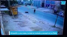 Atropelló a una mujer, la dejó al costado y escapó en La Plata