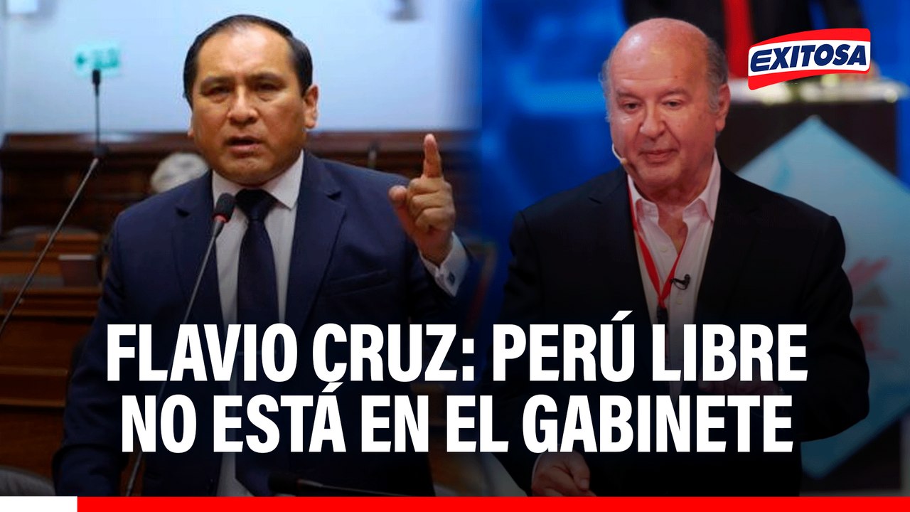 Flavio Cruz rechaza afirmaciones de Hernando de Soto sobre presencia de Perú Libre en gabinete