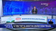 Tiket Kereta Api Mudik dari Bandung Diserbu, 167 Ribu Ludes Terjual | KOMPAS MALAM