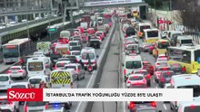 İstanbul'da trafik yoğunluğu yüzde 85'e ulaştı