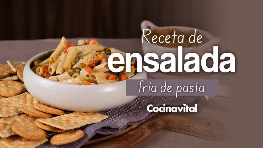 Receta de ensalada fría de pasta ¡En 20 minutos!