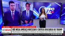 Irã critica discurso de Trump e nega ameaça nuclear após nova rodada de negociações | TEMPO REAL