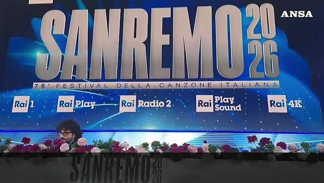 Sanremo, Renga: Il meglio di me' e' un nuovo modo di essere uomini
