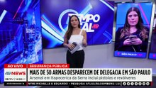 Mais de 50 armas desaparecem de delegacia em São Paulo | TEMPO REAL