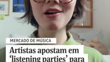 Artistas apostam em ‘listening parties’ para divulgação de discos
