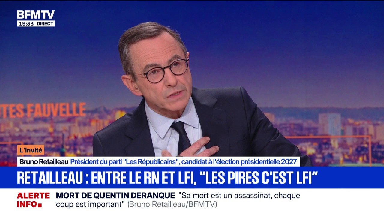 Présidentielle de 2027: "Personne ne me macronisera", assure Bruno Retailleau