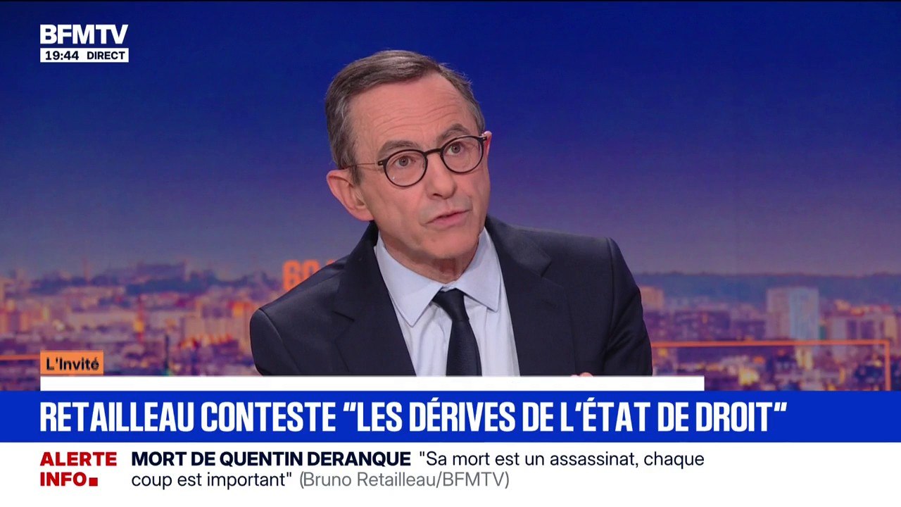 Municipales à Paris: Bruno Retailleau estime que Pierre-Yves Bournazel, candidat "Horizons", "vient de se disqualifier" et appelle "à voter Rachida Dati"