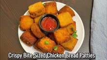 Mini Chicken Bread Patties Recipe | Chicken Patties Recipe without pastry sheets #tastemadeworld #trending #chickenpatties #patties #breadsnacks