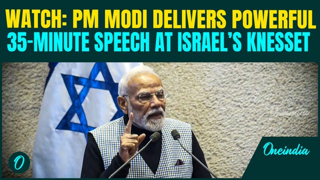 FULL SPEECH: PM Modi Addresses the Knesset, Reaffirms India’s Support for Israel Against Terrorism