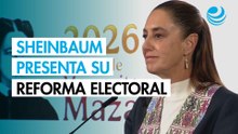 Sheinbaum presenta su reforma electoral; plantea eliminar pluris y reducir 25% el gasto