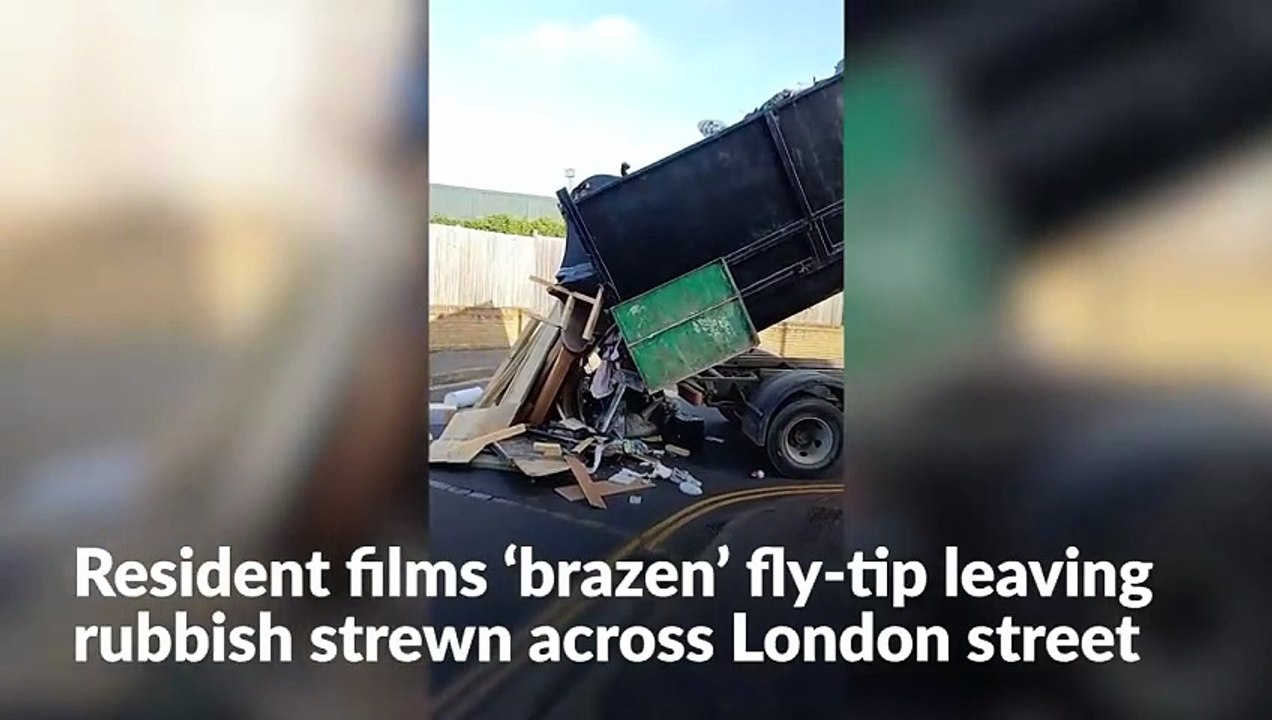 Council cleans up rubbish after resident films ‘brazen’ fly-tipping on London street