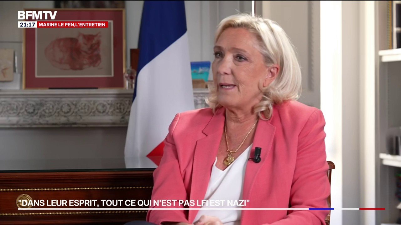 Marine Le Pen dénonce "une forme d'intimidation" de Mathilde Panot (LFI) qui assure que les Insoumis "n'accepteront jamais" que le RN "prenne le pouvoir par les urnes"