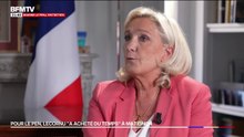 Marine Le Pen: "Il aurait dû y avoir des élections législatives, il aurait dû y avoir une dissolution"