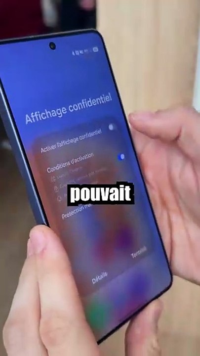 ENFIN une fonctionnalité pour cacher votre écran de smartphone aux autres !