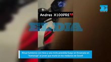 Despedida tumbera con ráfaga de tiros y una moto quemada en Ensenada por el joven que murió en los médanos de Villa Gesell