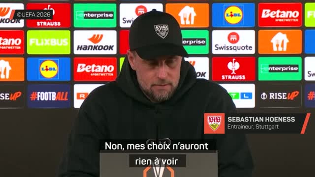 Stuttgart - Sebastian Hoeness : "Nous ne serions pas satisfaits d'une qualification avec un mauvais résultat"