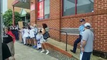 St George residents rally outside Premier's electorate at Kogarah