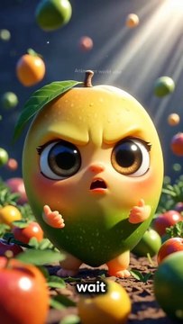 Cute Baby Fruits Eating ASMR 🍓🍉 | Satisfying AI Animation #shorts