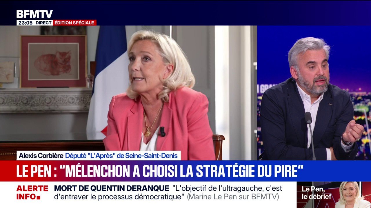 "Jean-Luc Mélenchon veut bipolariser la scène politique(...) et ça ne marchera pas à l'élection présidentielle", assure Alexis Corbière, député "L'Après" de Seine-Saint-Denis