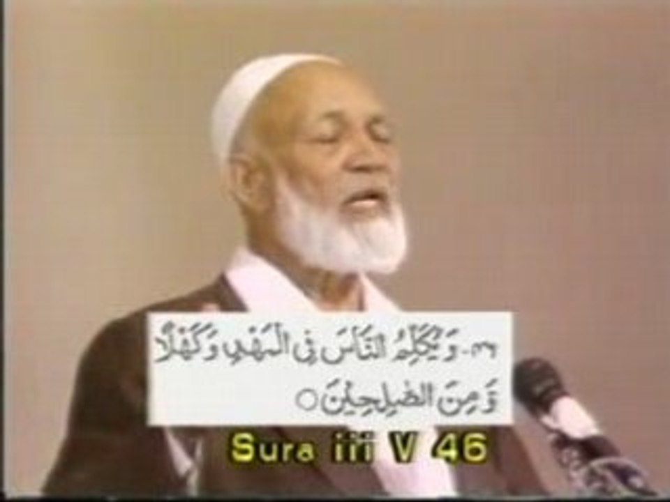 Jesus (PBUH) Beloved Prophet Of Islam -Sheikh Deedat (3 16)