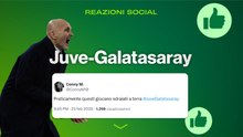 Juve-Galatasaray, le reazioni social: “David ha le tibie al contrario”