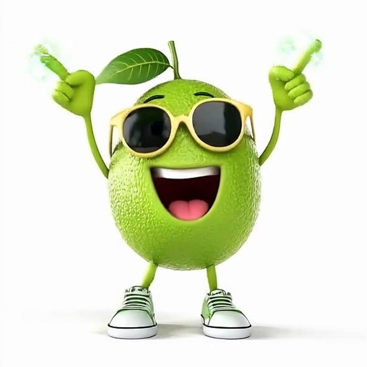 Lemon Disco Dance Party 🕺🍋 | Funny 3D Cartoon Fruit Dance for Kids