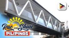 Bagong Kamuning Footbridge, mas convenient at accessible na sa mga tumatawid ng EDSA | ulat ni Denisse Osorio