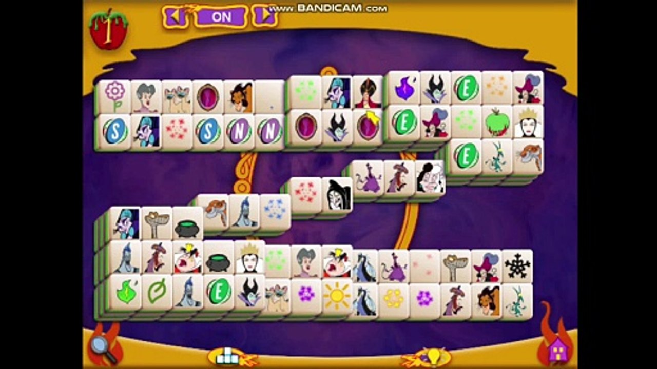 Disney's Mahjongg Disney Villains Gameplay