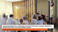 Misa por el aniversario de Soledad Machuca: habló la abogada y el hermano de la víctima
